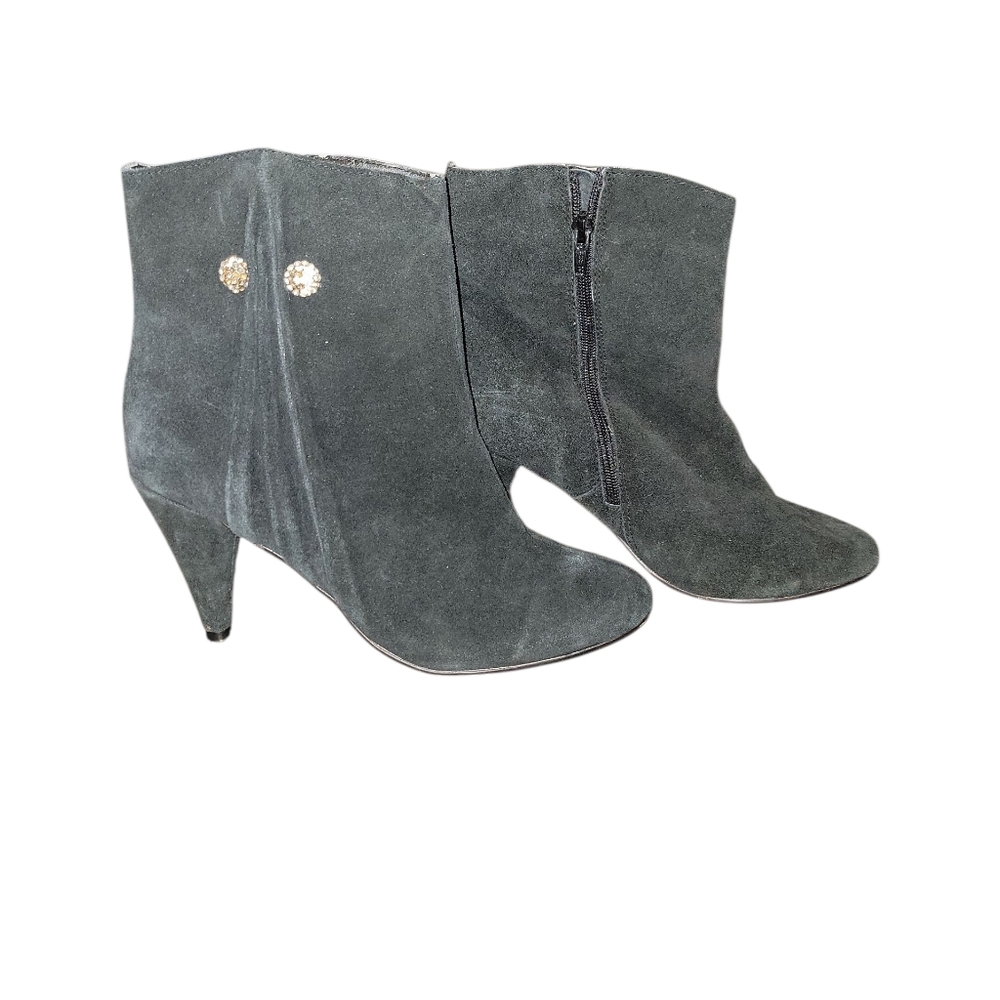Twiggys London Black Suede Ankle Boots